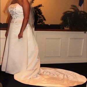 David’s Bridal Size 16 wedding dress